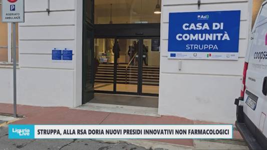 Struppa, alla RSA Doria arrivano nuovi presidi innovativi non farmacologici