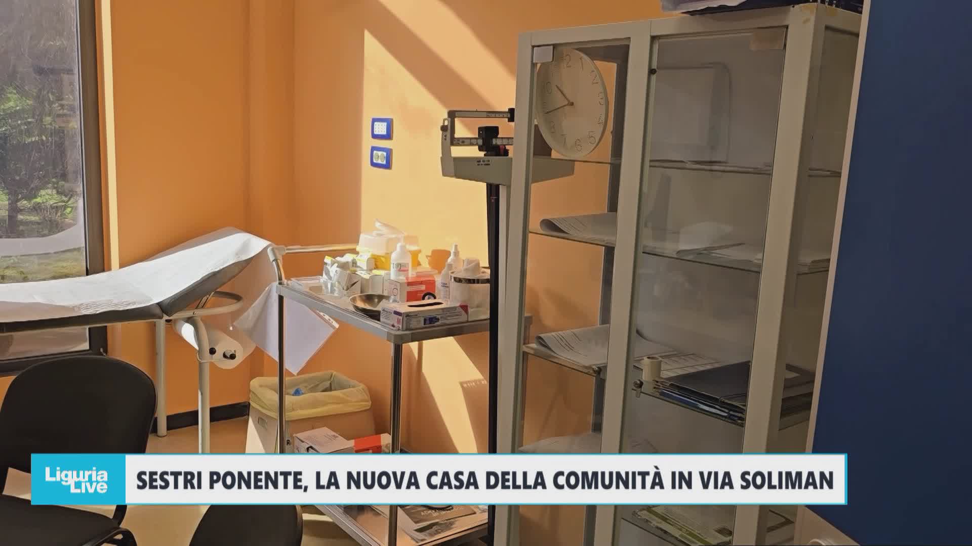 Sestri Ponente, nuova casa della comunità in via Soliman