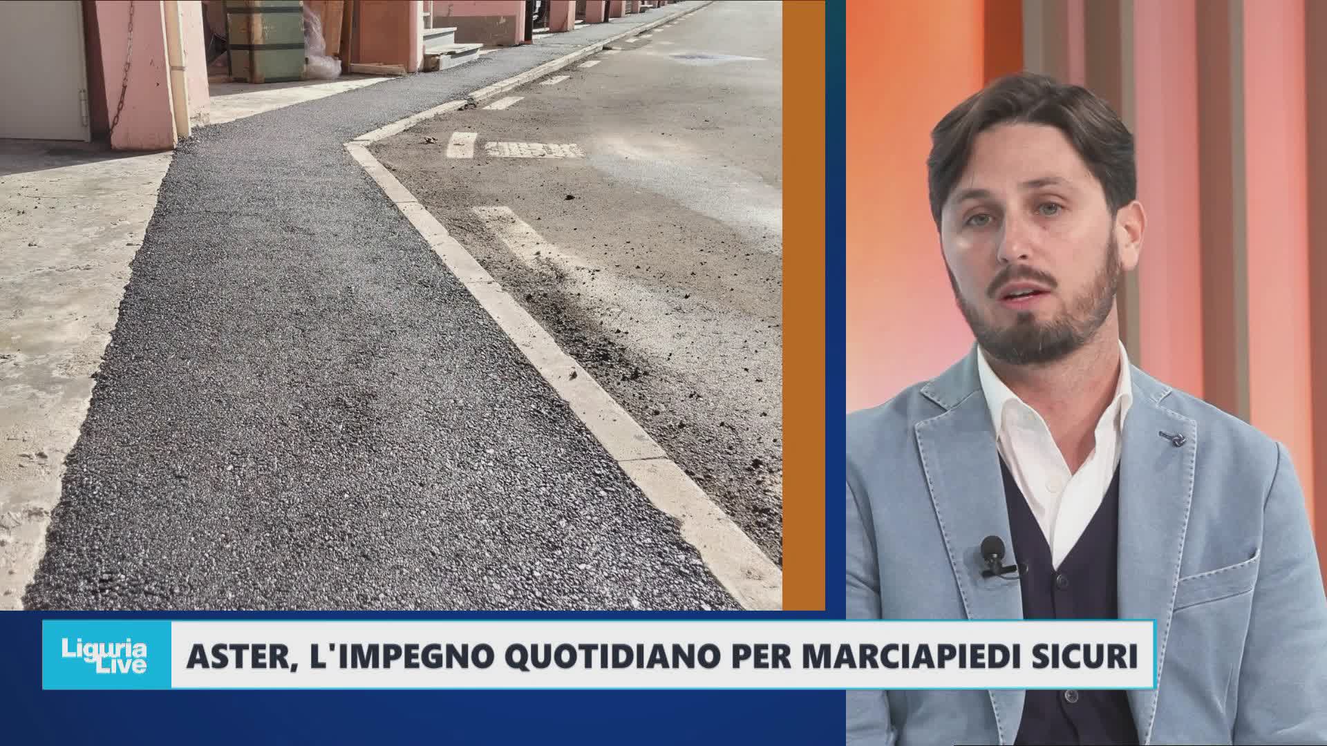 Genova, Aster: l'impegno quotidiano dell'azienda per i marciapiedi sicuri