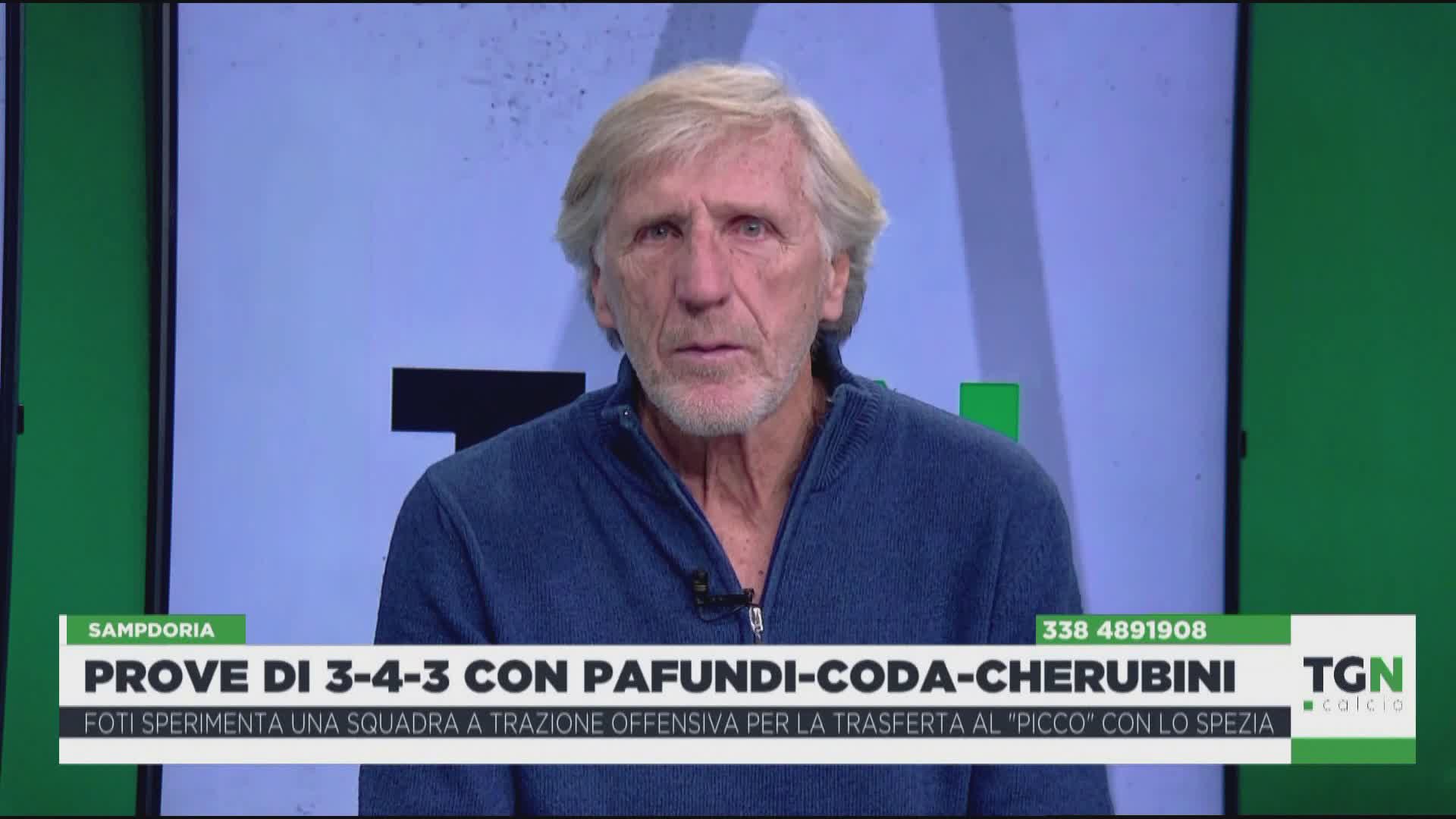 Sampdoria, idea 3-4-2-1. Nicolini: "Lo Spezia ha un solo risultato a disposizione"