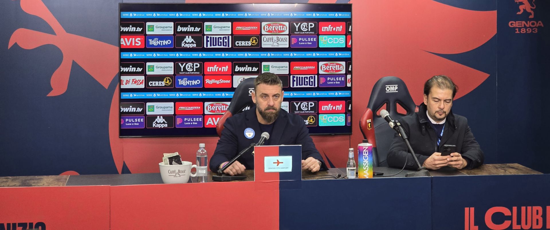 Genoa-Verona, De Rossi: "Vittoria che pesa anche dal punto di vista emotivo. Abbiamo avuto una grande reazione"