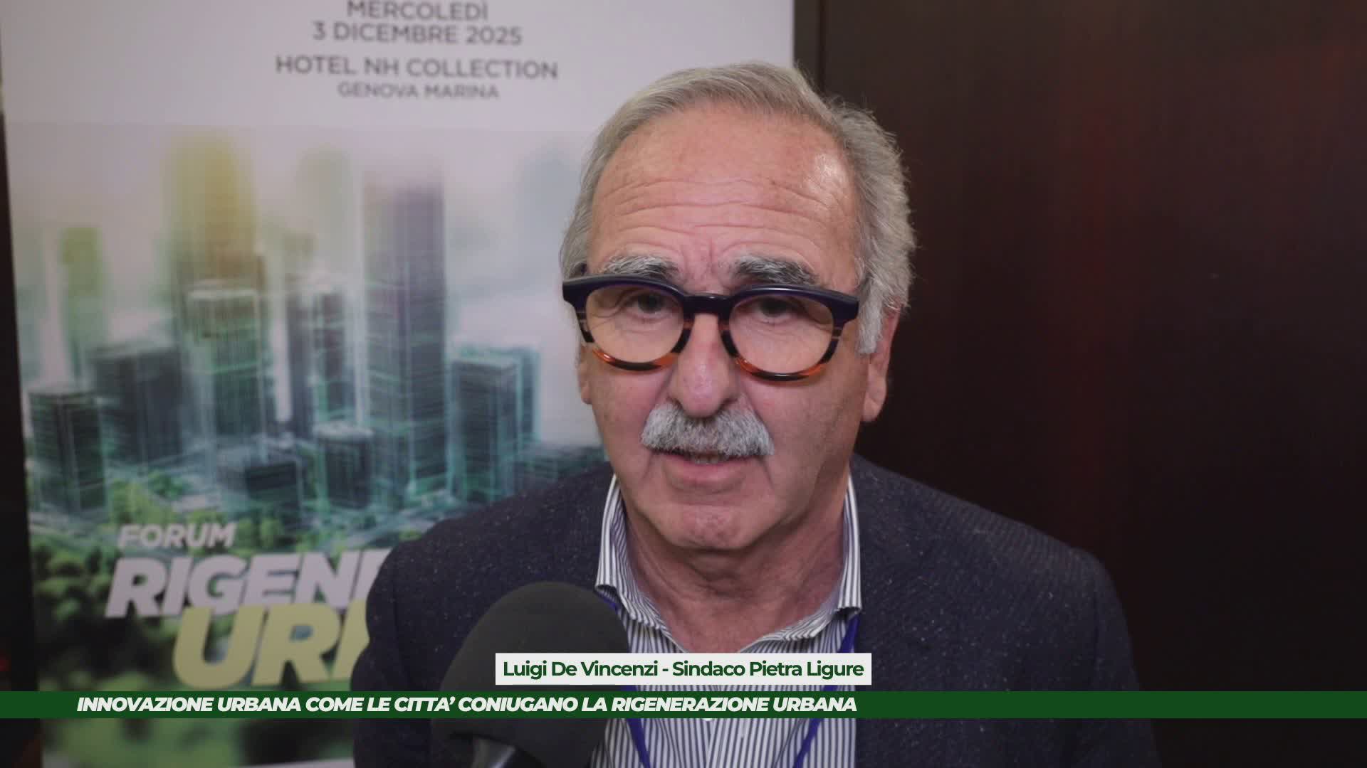 Forum Rigenerazione, sindaco De Vincenzi: "Pietra Ligure punta su accessibilità, sicurezza e inclusione’”