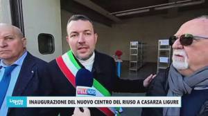 Casarza Ligure, apre nuovo centro del riuso. Sindaco Stagnaro: "Passo avanti verso l'ecosostenibilità del Comune"