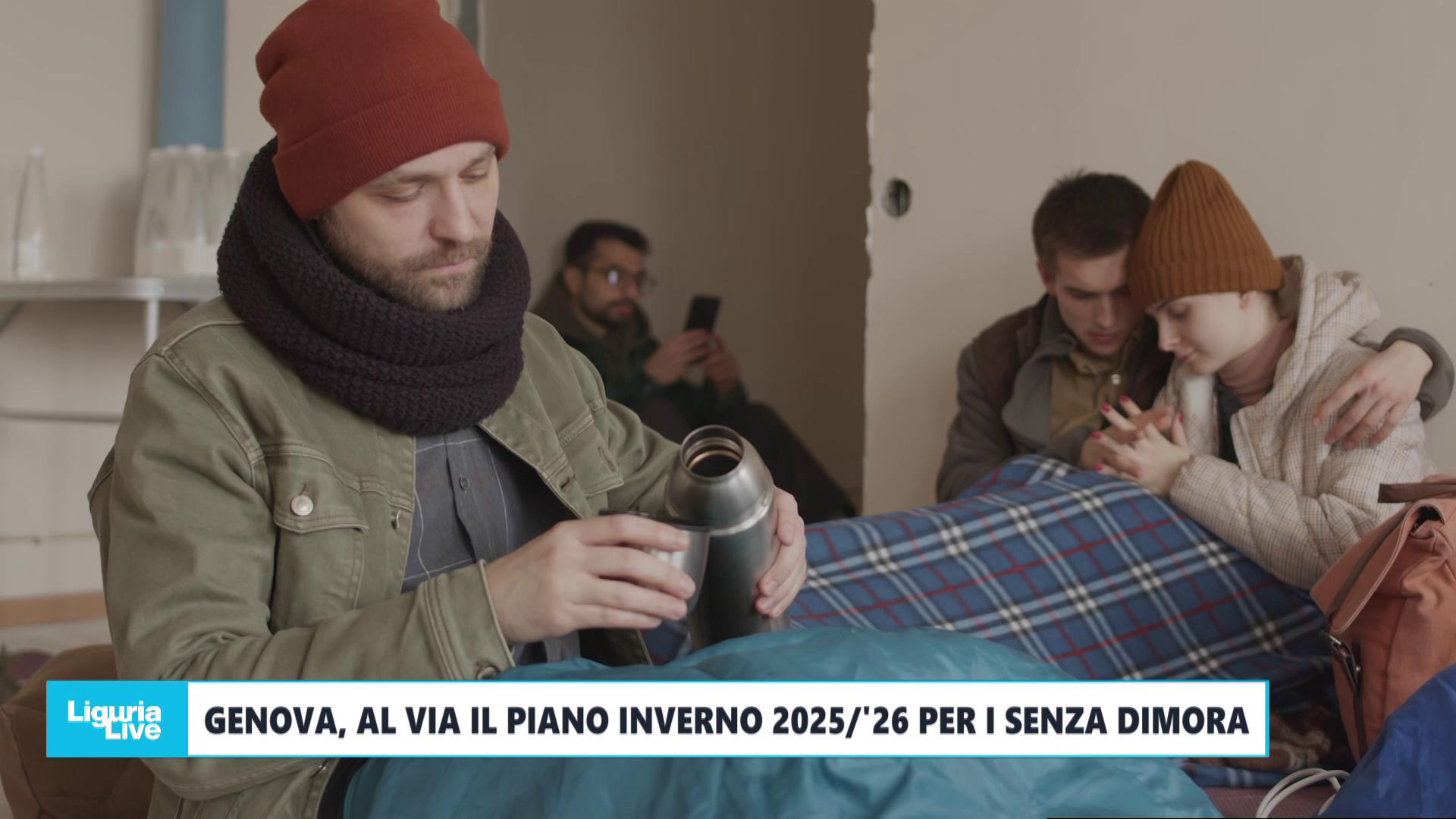 Genova, al via il Piano Inverno 2025/'26 per i senza dimora