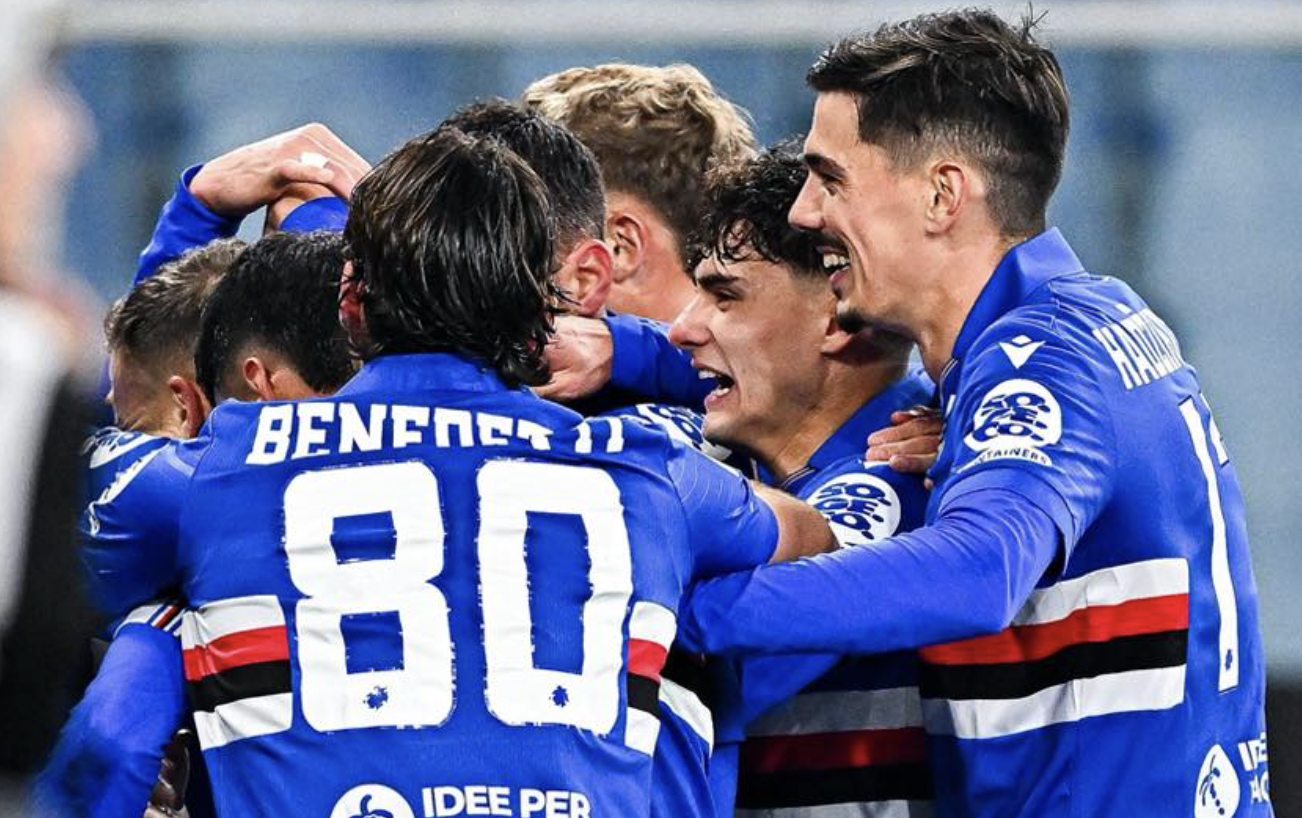 Sampdoria, tre punti d'oro nel segno di Coda: due volte sotto, i blucerchiati rimontano e vincono 3-2