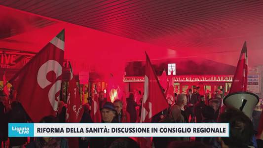 Riforma sanità, sindacati in presidio davanti alla sede del Consiglio regionale