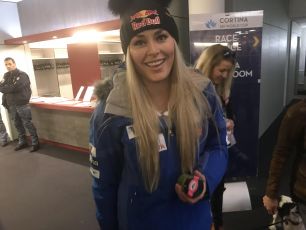 St Moritz: una leggendaria Vonn a 41 anni riscrive la storia dello sci (con un po' di Liguria)