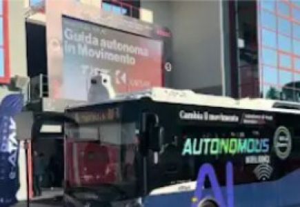 Imola: Tper e Karsan hanno testato le funzionalità di un bus a guida autonoma