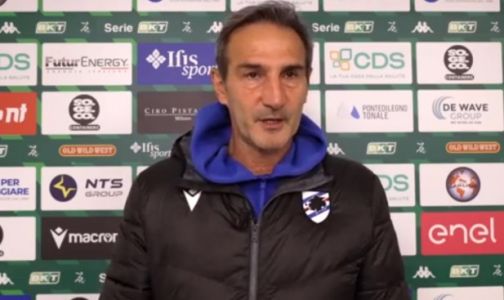 Sampdoria, Gregucci: "Tenuto pallino del gioco, ma dobbiamo essere più concreti"