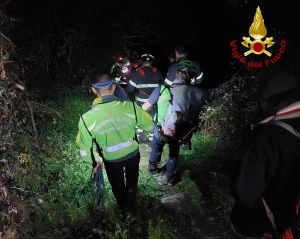 Davagna, giovane escursionista soccorso dai vigili del fuoco