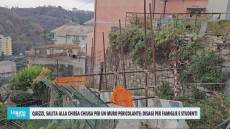 Quezzi, salita alla Chiesa chiusa per un muro pericolante: disagi per i residenti