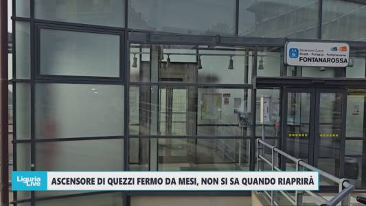 Ascensore di Quezzi fermo da mesi, incertezza sui tempi della riapertura