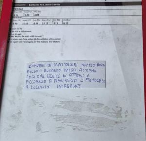 Sant'Olcese: nuovi biglietti anonimi contro il comandante della municipale. la sindaco e il vice