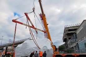 Porto di Savona: sbarcato il “PowerMove”, un balzo in avanti per l’elettrificazione del terminal crociere