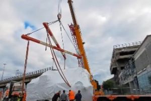 Porto di Savona: sbarcato il “PowerMove”, un balzo in avanti per l’elettrificazione del terminal crociere