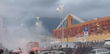 Tafferugli tra tifosi, il Genoa: "Condanna della violenza e solidarietà a Forze dell'Ordine"