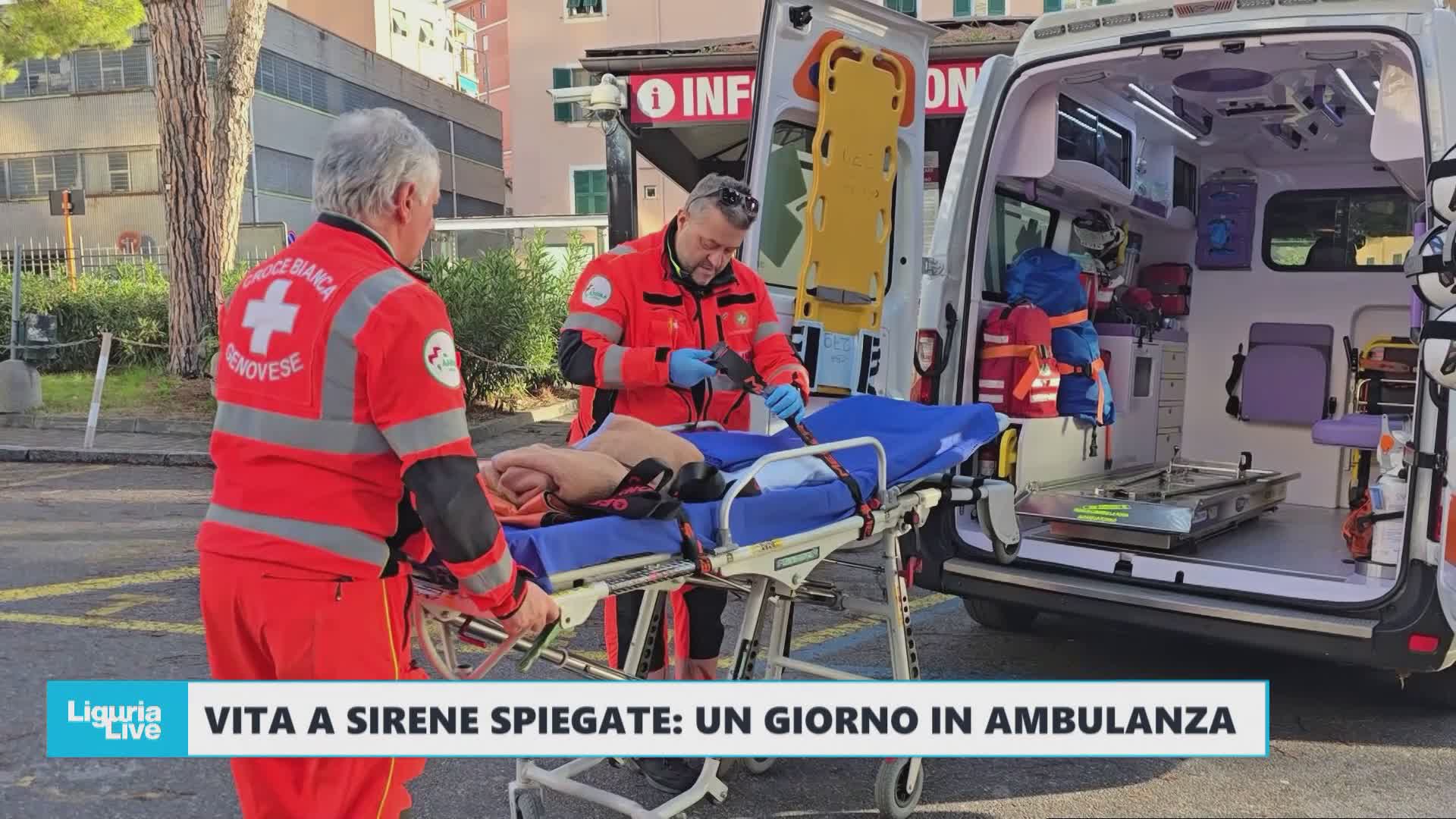Vita a sirene spiegate: un giorno in ambulanza con la Croce Bianca Genovese