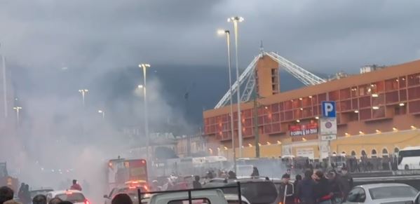Genoa-Inter: ai domiciliari cinque ultrà coinvolti negli scontri