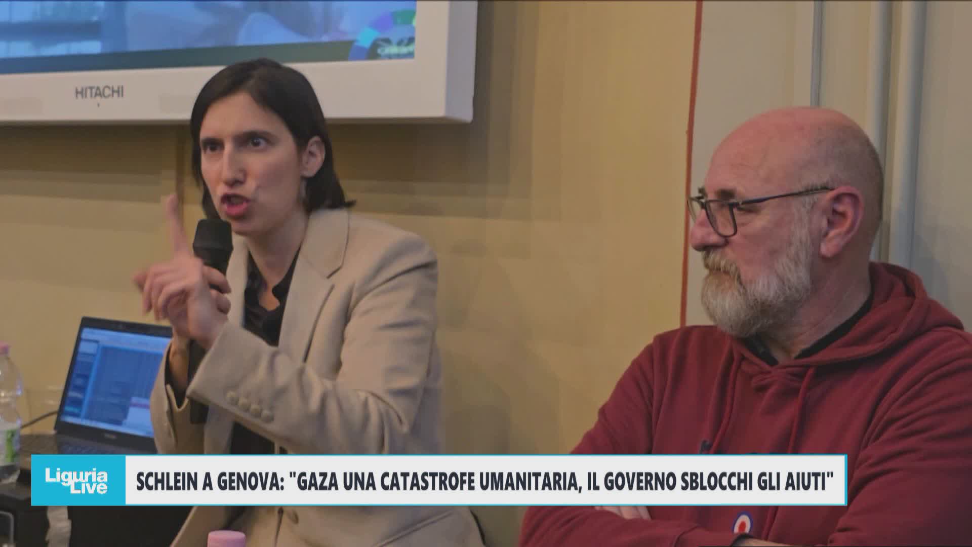 Schlein a Genova: "Gaza una catastrofe umanitaria, il governo sblocchi gli aiuti"