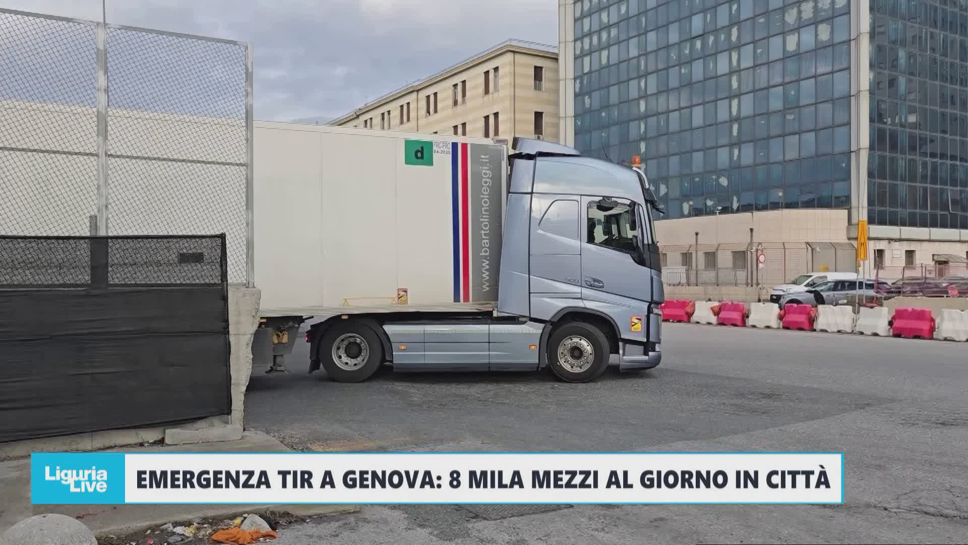 Emergenza Tir a Genova: 8mila mezzi al giorno in città