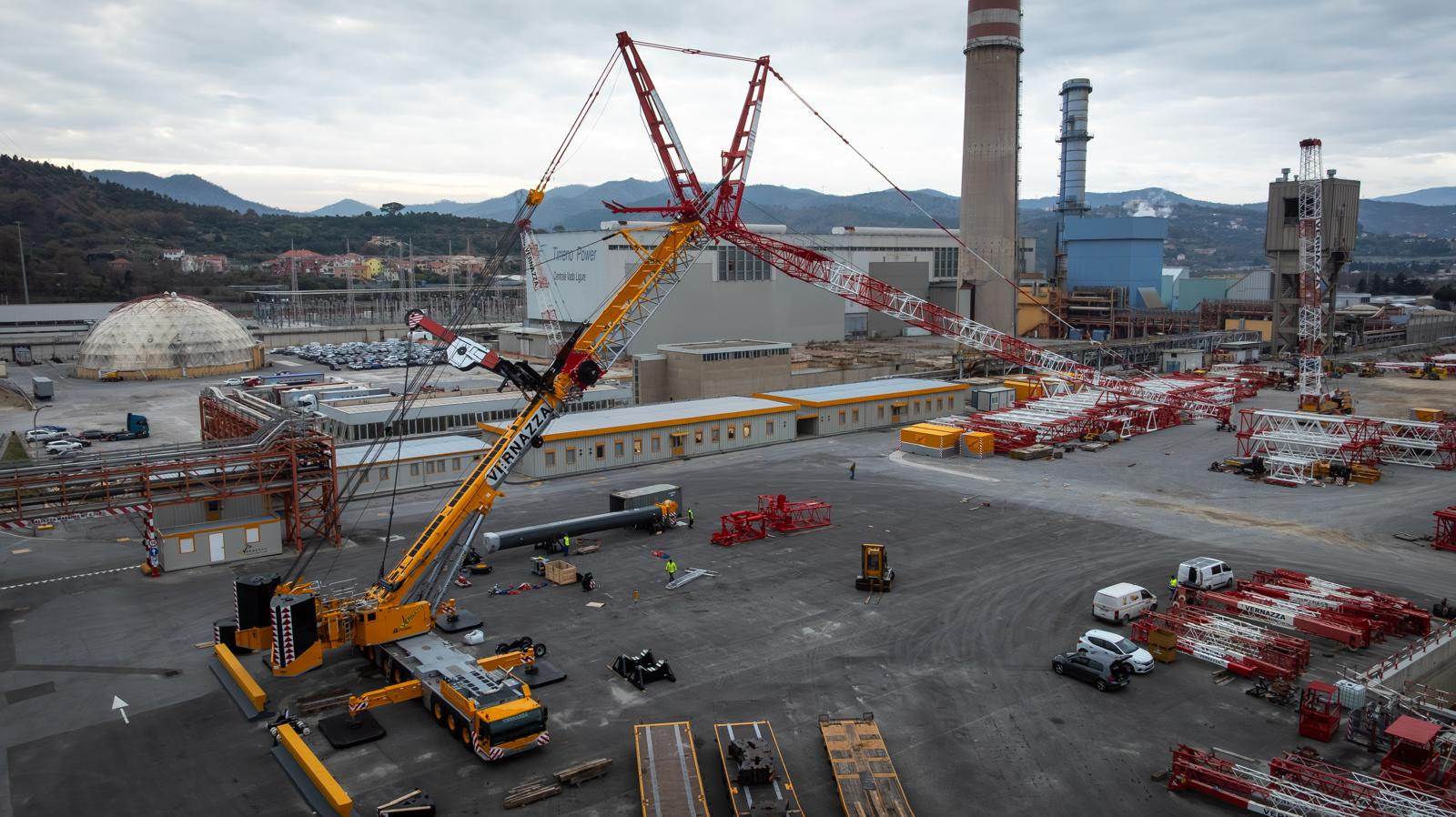 Tecnologia: a Vado Ligure la nuova gru dei record nel parco Vernazza 