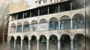 Genova: calcinacci dalla chiesa di San Giovanni, chiusa via Prè