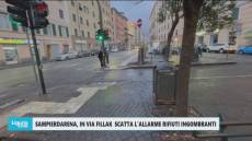 Sampierdarena, allarme rifiuti ingombranti in via Fillak