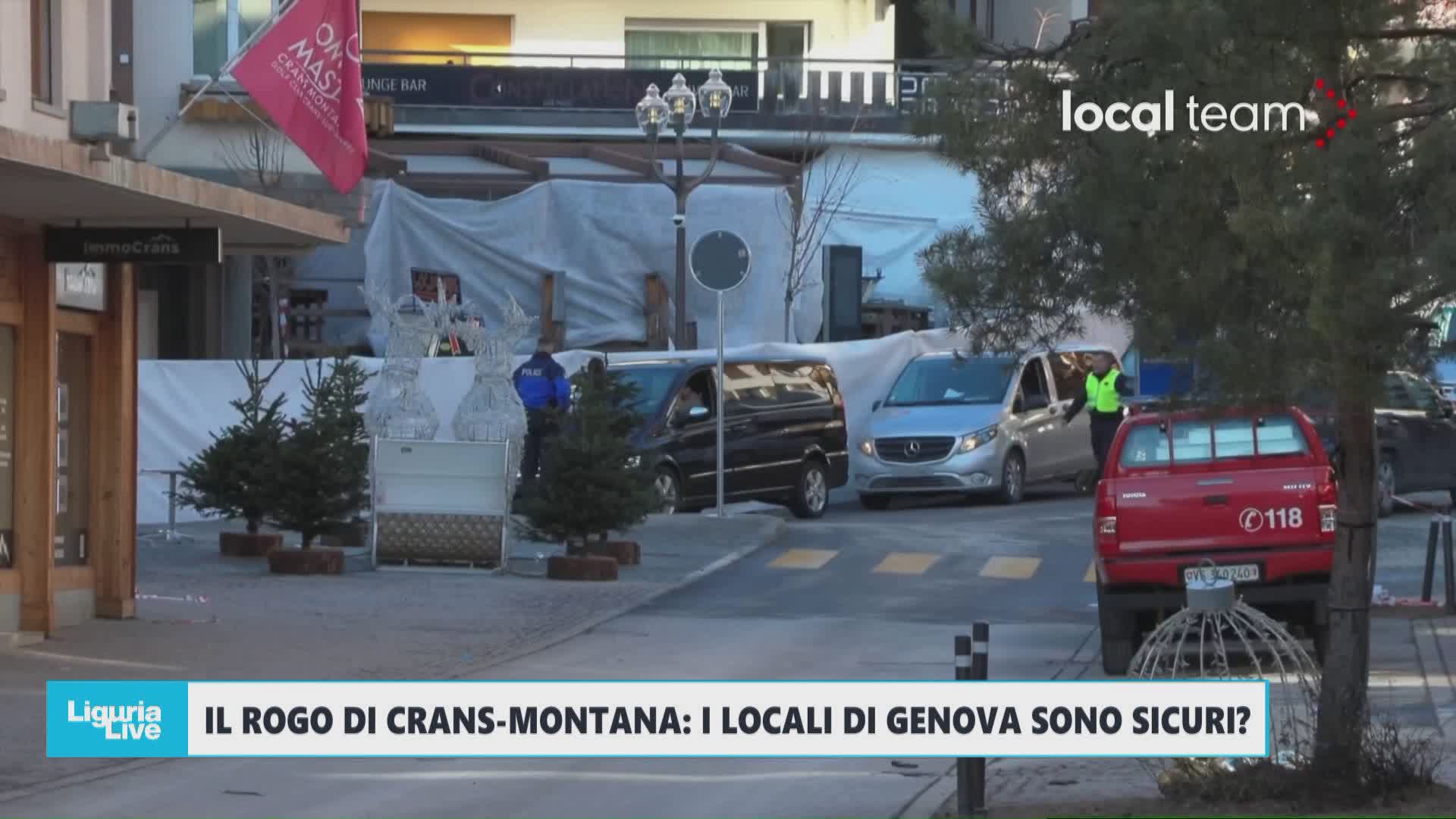 Rogo di Crans-Montana, a Telenord il punto sulla sicurezza dei locali a Genova e in Liguria