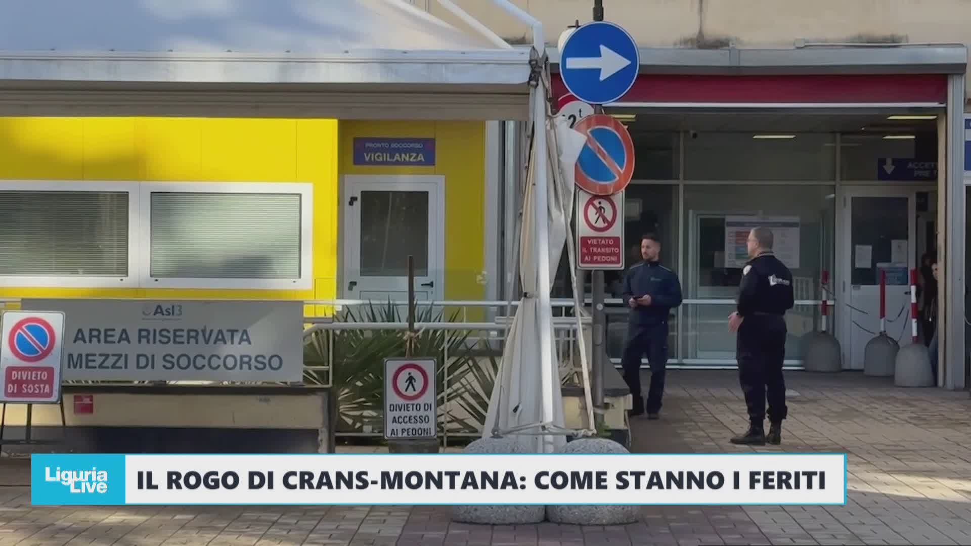 Rogo di Crans-Montana: come stanno i feriti, l'attesa a Villa Scassi