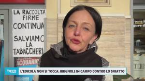 Genova Brignole, mobilitazione collettiva per salvare la tabaccheria di Mirella Strata