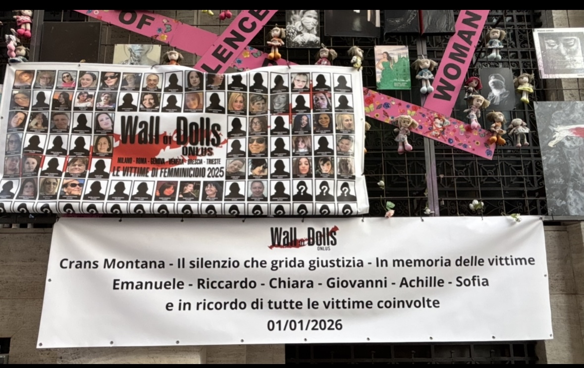 Wall of Dolls, un gesto di memoria per le vittime di Crans-Montana