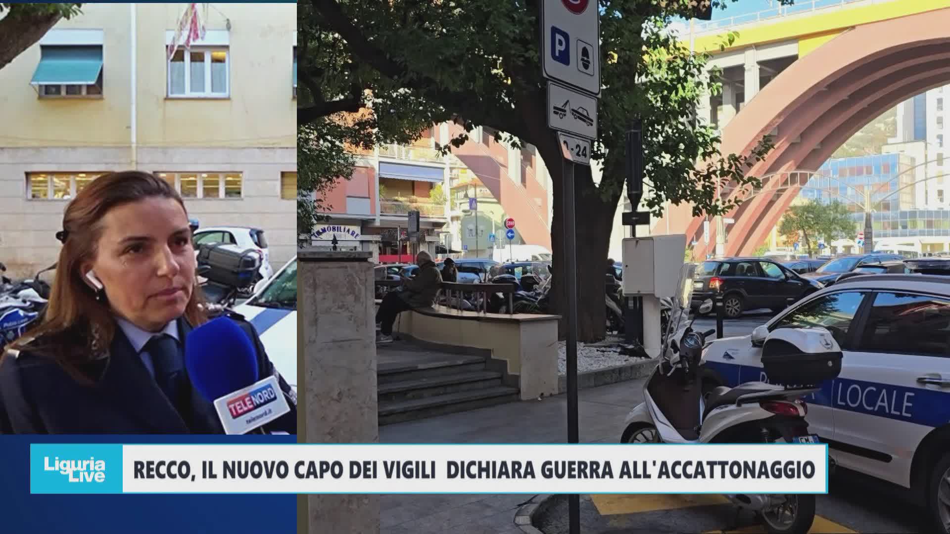 Recco: il nuovo capo dei vigili Monica Rebizzo dichiara guerra all'accattonaggio