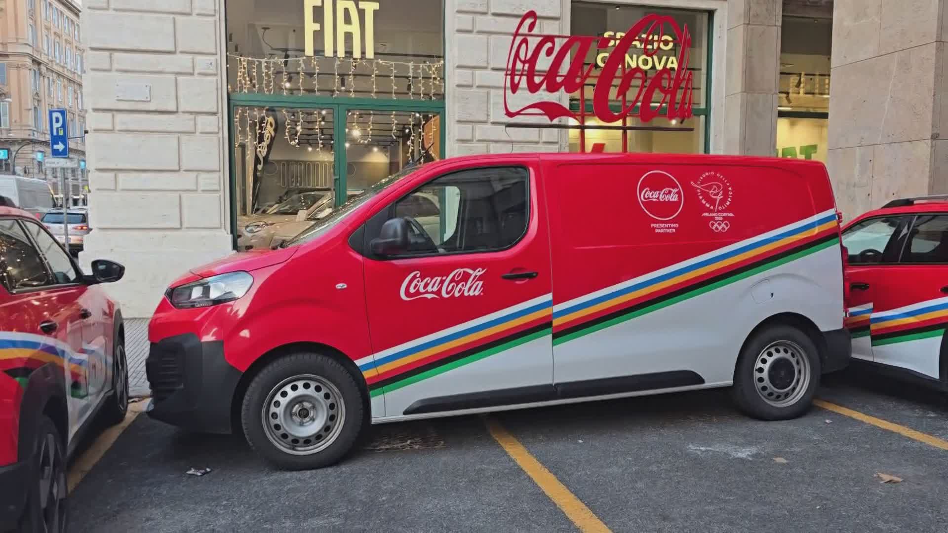 Spazio Genova: Stellantis e Coca Cola accendono le Olimpiadi di Milano-Cortina