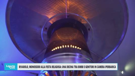 Rivarolo, monossido alla festa religiosa: una decina tra bimbi e genitori in camera iperbarica