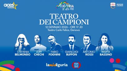 Teatro dei Campioni, evento di chiusura di Liguria 2025 13/01/2026