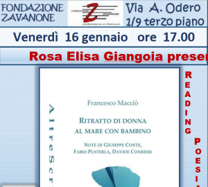 "Ritratto di donna al mare con bambino", presentazione musicale del libro di Macciò