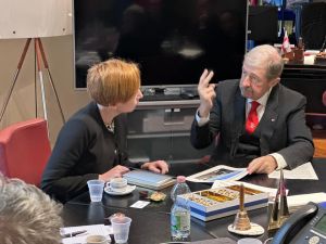 Bucci incontra delegazione neozelandese e ripercorre la ricostruzione del Morandi