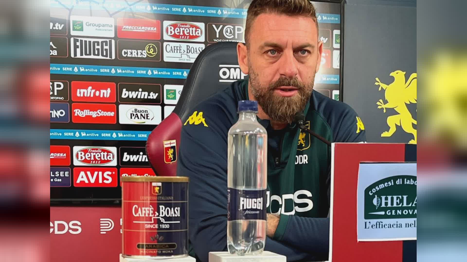 Genoa, De Rossi vuole continuità: “Stiamo facendo un buon percorso, ma il Parma è forte”