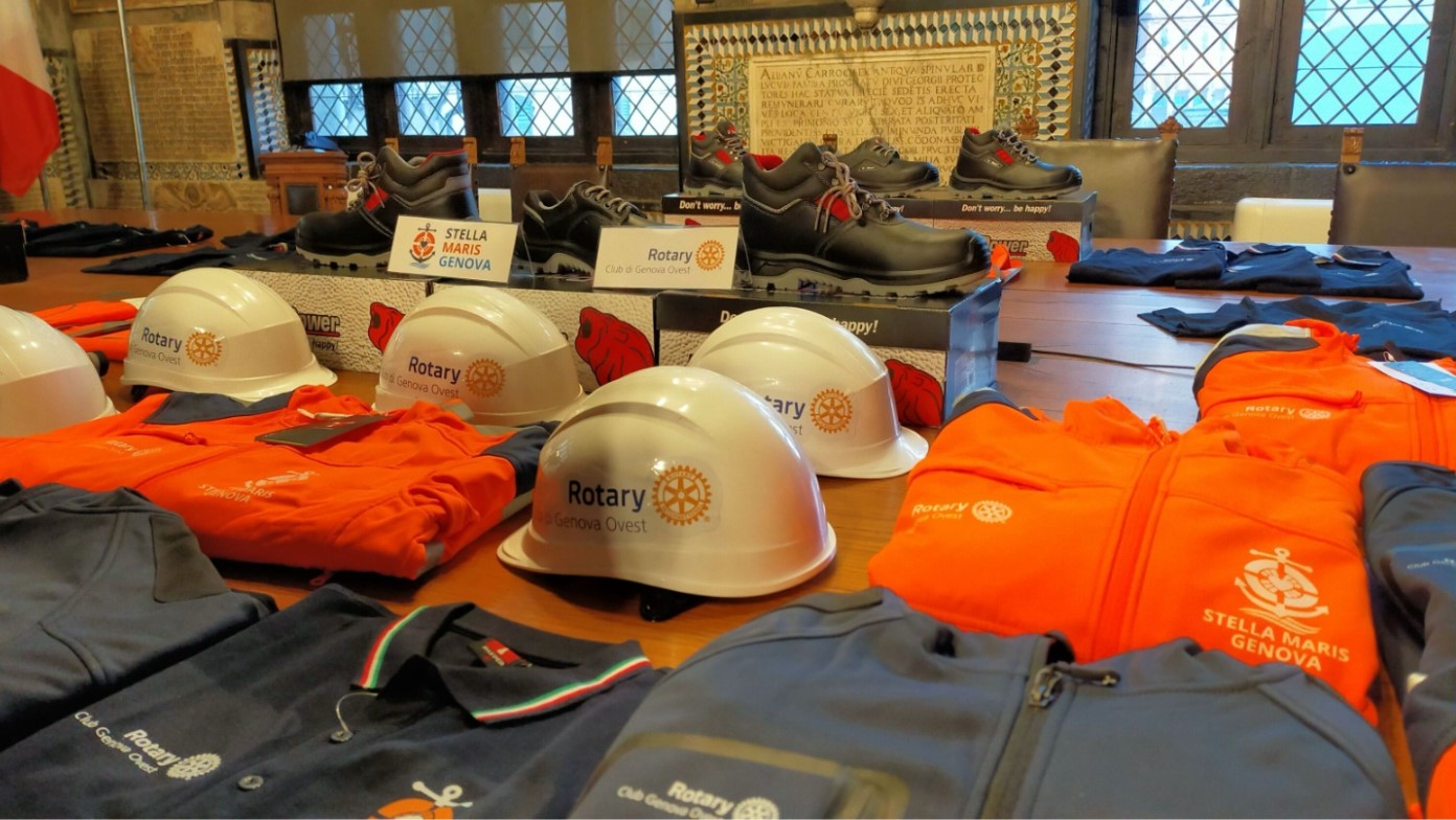 Rotary al fianco dei marittimi: a Palazzo San Giorgio un progetto per la sicurezza dei volontari di Stella Maris