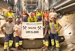 Galleria di Base del Brennero: la fresa meccanica Wilma supera i 5.000 metri