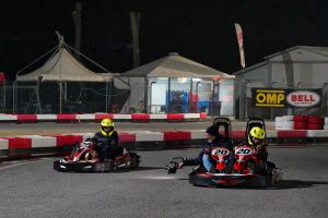 Kart: sfida in pista tra Ghedina e imprenditori liguri