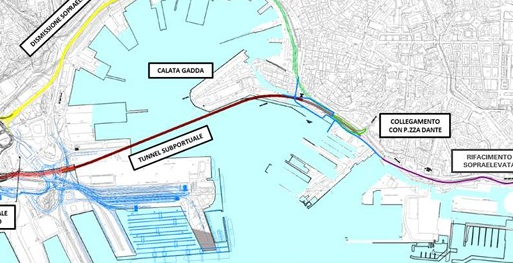 Tunnel subportuale, al via il bando di gara per la realizzazione del lotto B dei lavori
