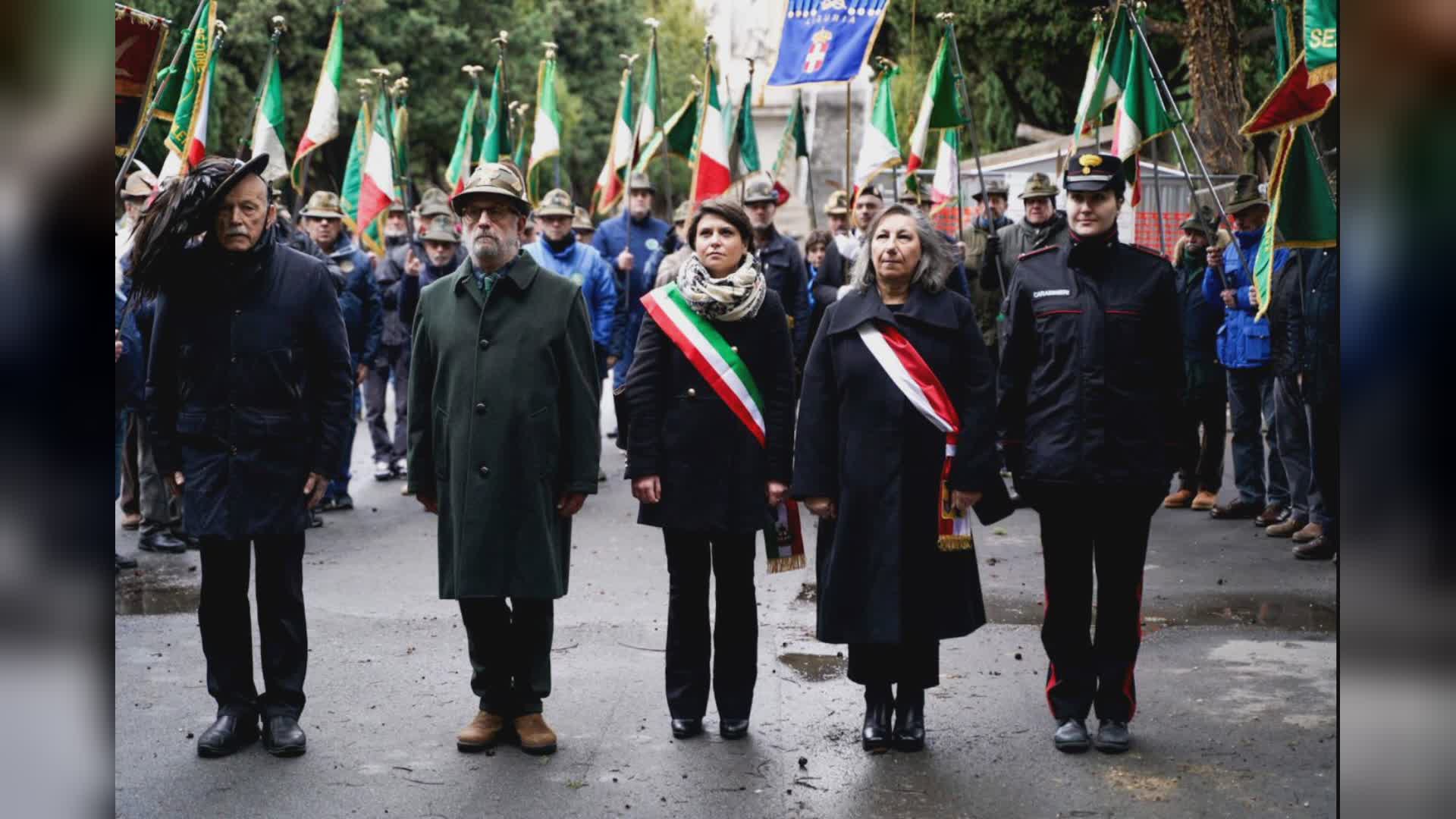 Genova rende omaggio agli Alpini: a Staglieno la commemorazione di Nikolajewka