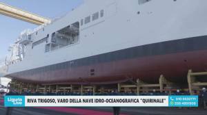 Fincantieri, a Riva Trigoso taglio del nastro per nave 'Quirinale'