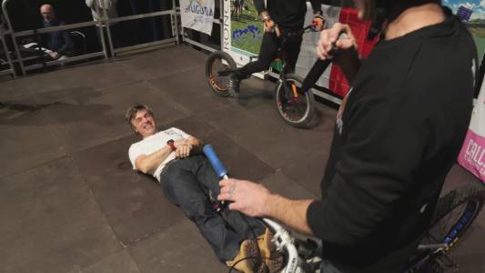 Ghedina a Ronco Scrivia:  tra velocità e pazzia, la grandezza di un campione