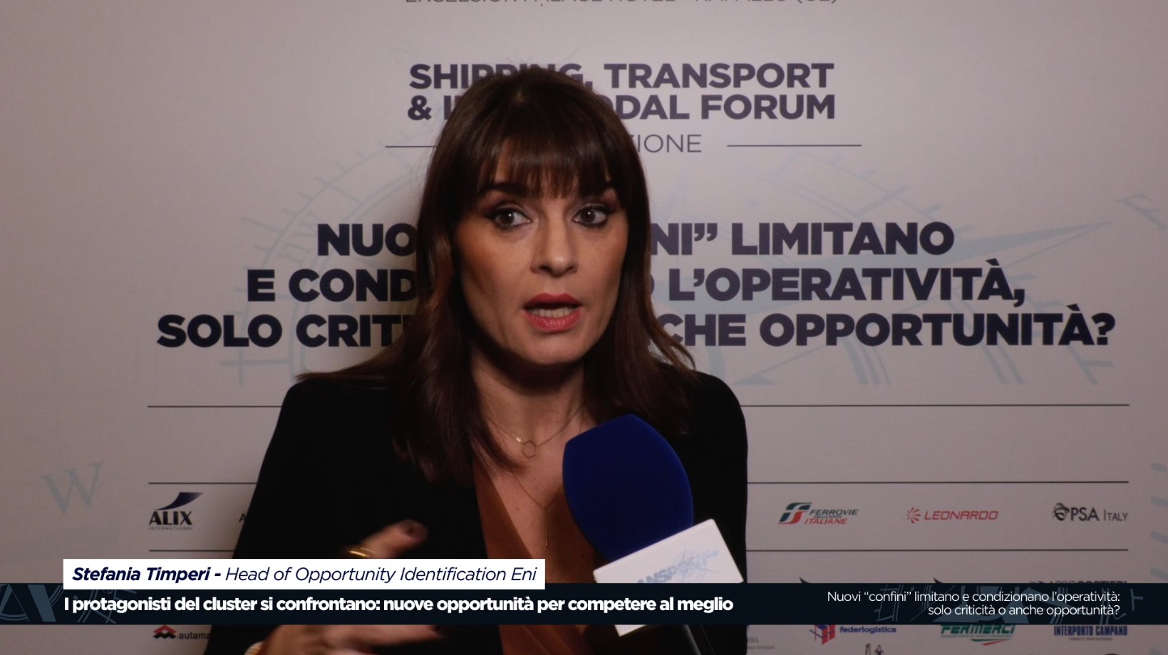 Shipping, Transport & Intermodal Forum, Timperi (ENI): "Trasformazione industriale e decarbonizzazione per una mobilità sostenibile"