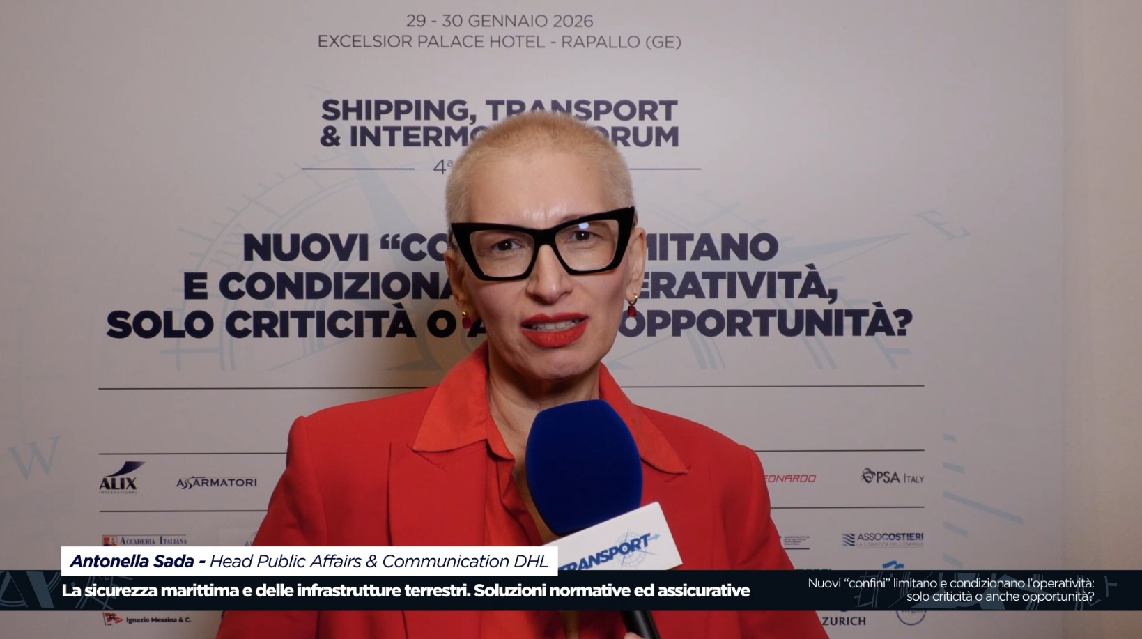 Shipping, Transport & Intermodal Forum, Sada (DHL): "Geopolitica e logistica, come le tensioni globali influenzano le PMI italiane"