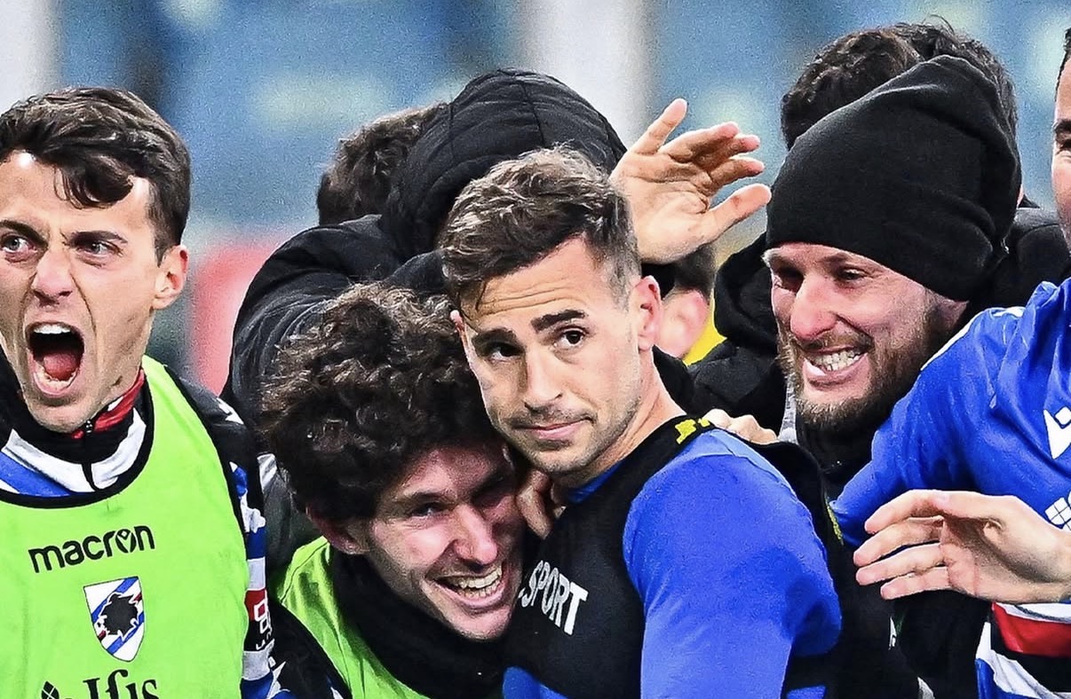 L'ex Ricci al 90' regala alla Sampdoria il derby regionale con lo Spezia (1-0)