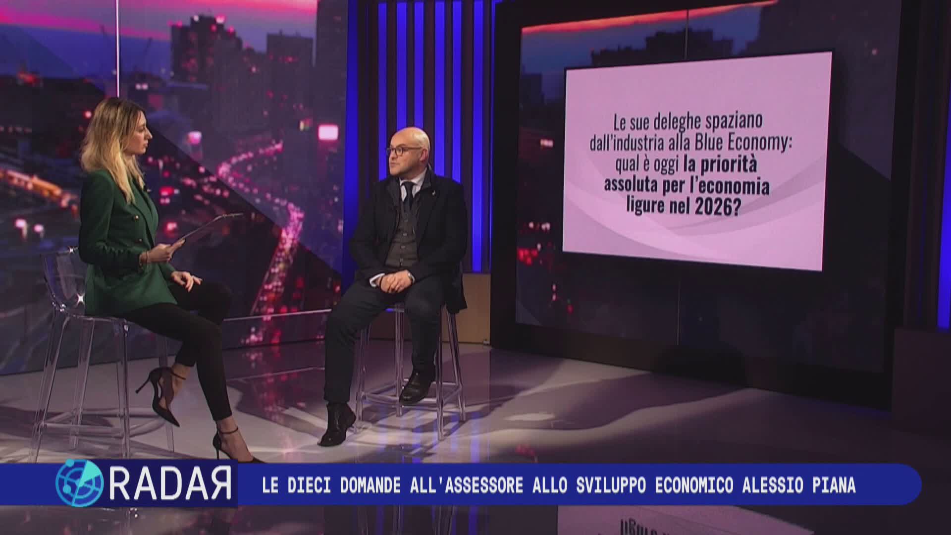 Alessio Piana a Radar: “Sostegno alle imprese e attenzione all’ambiente”