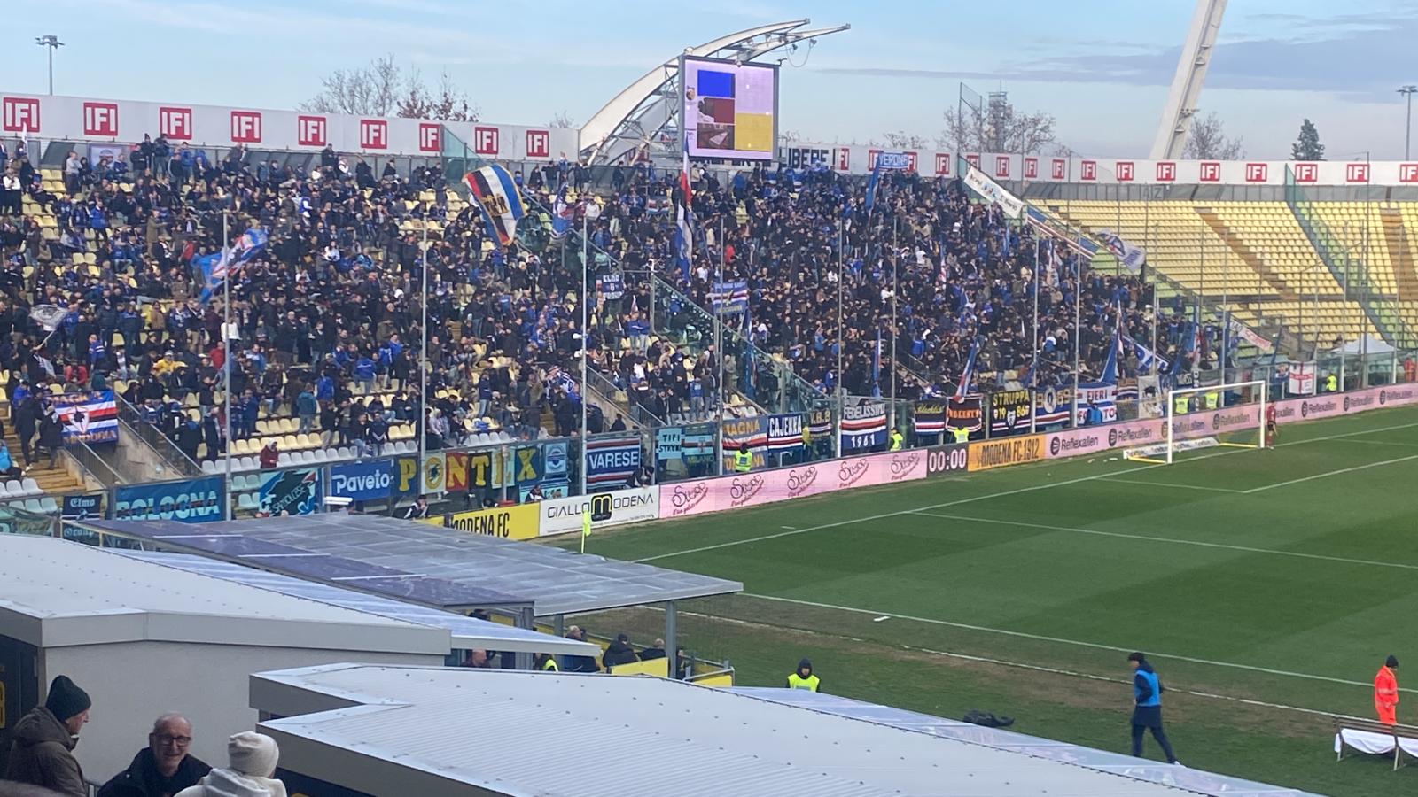 Modena-Sampdoria 1-2: cronaca e tabellino della partita